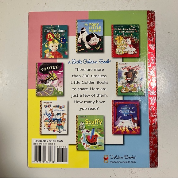 Little Golden Book Christmas Books Lot of 2 - Picture 3 of 9